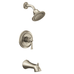 Brushed Nickel M-CORE 2-Series Tub/Shower material