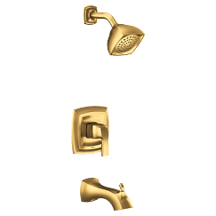 Brushed Gold M-CORE 2-Series Tub/Shower material
