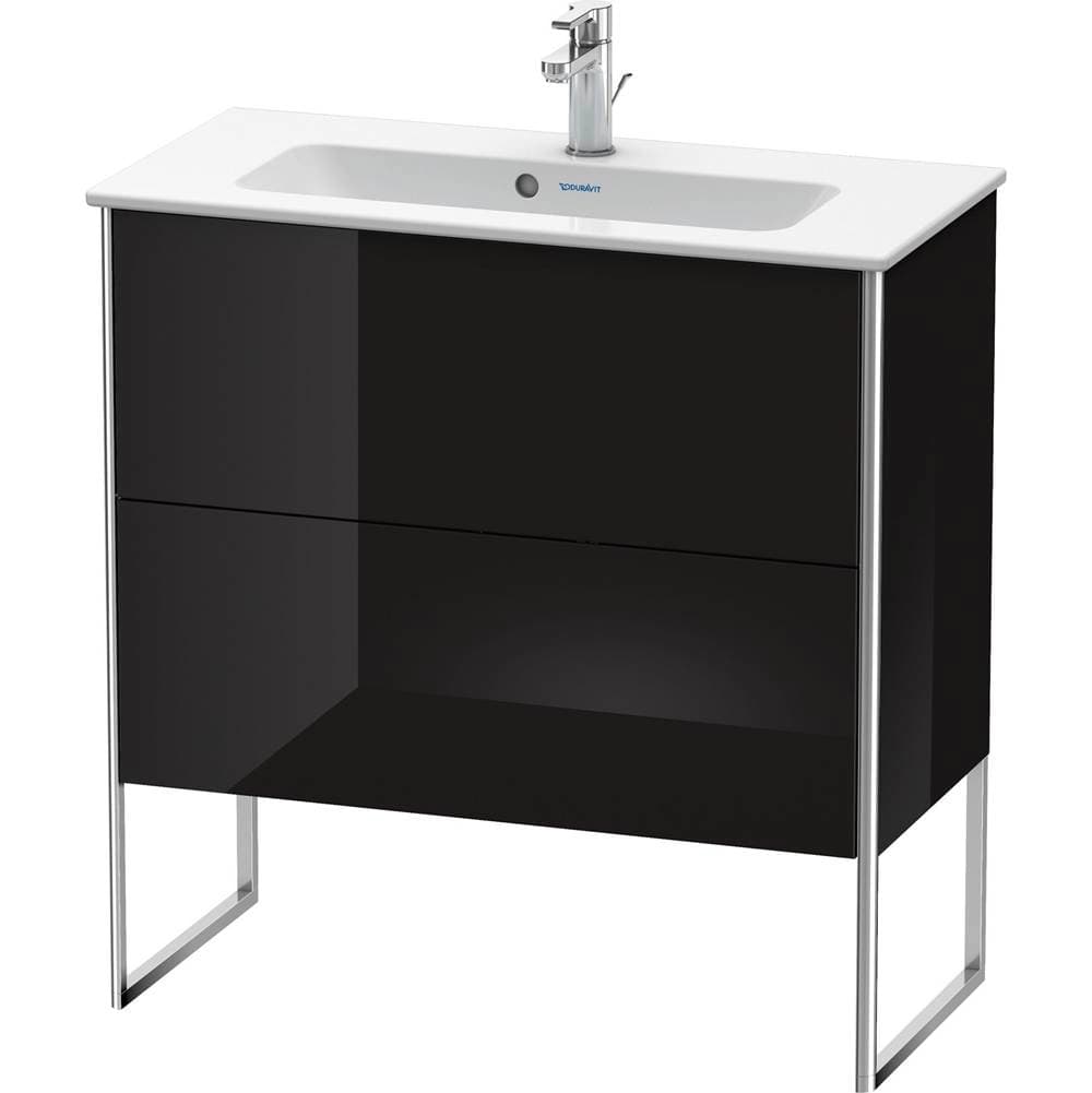 Duravit XSquare Two Drawer Floorstanding Vanity Unit Black material