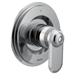 Chrome ExactTemp(R) tub/shower valve only material