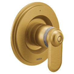 Brushed gold ExactTemp(R) tub/shower valve only material