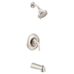 Spot resist brushed nickel Posi-Temp(R) tub/shower material