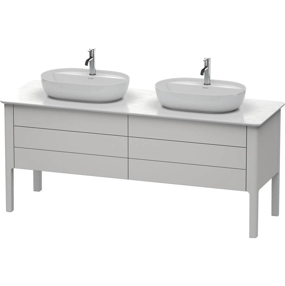 Duravit Luv Two Drawer Floorstanding Vanity Unit Nordic White material