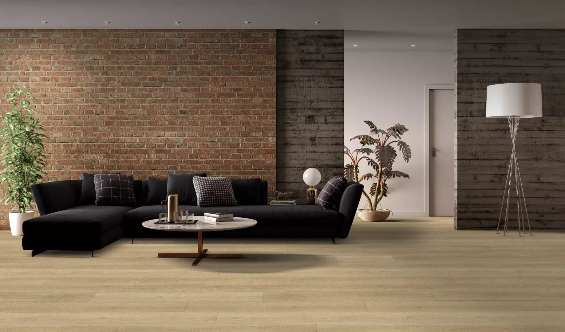 9 1/3" X 72 1/4" North Forest Collection Waterproof Granville AC4 Commercial Grade Laminate Floating material