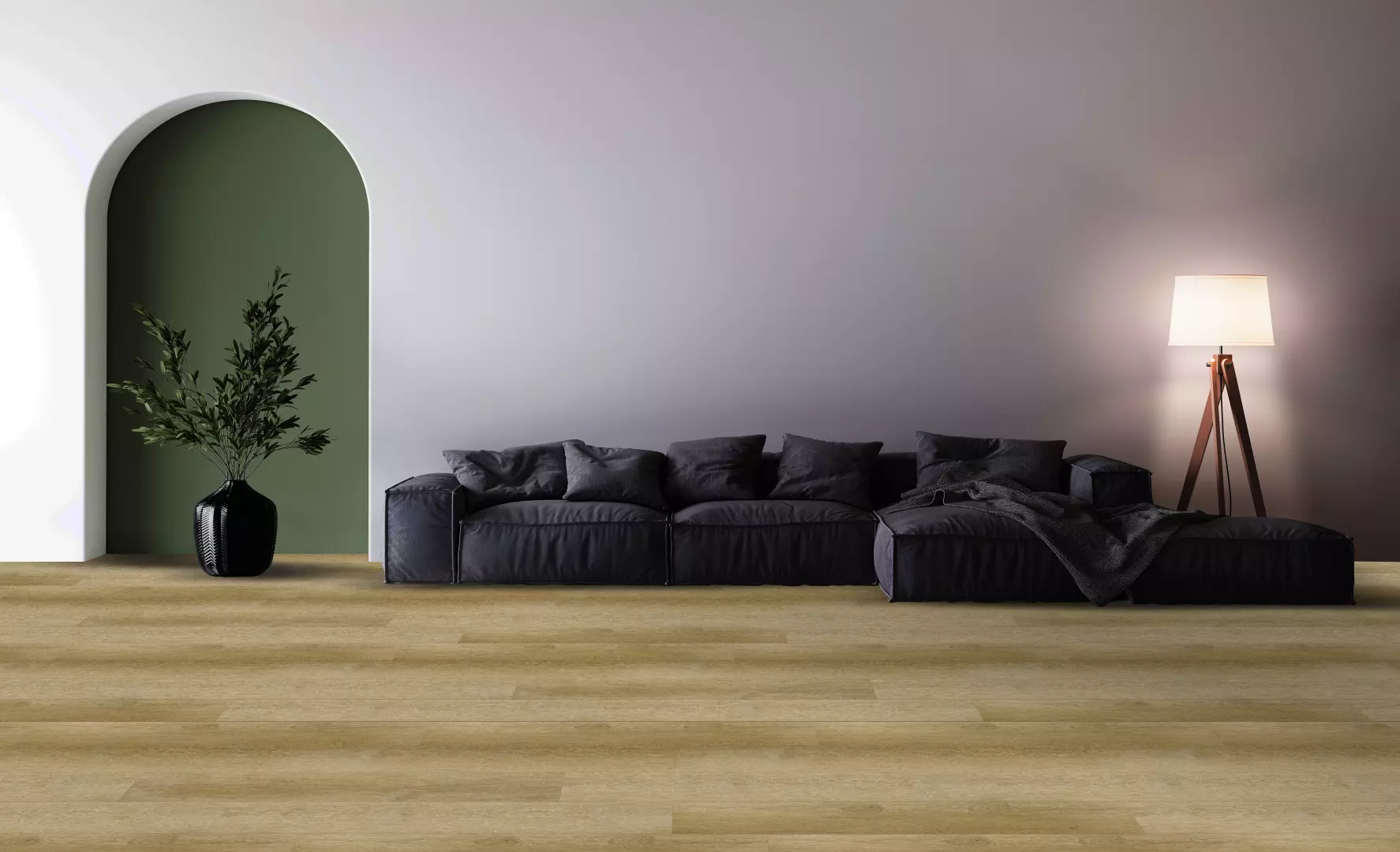 9" X 5ft Country Gem Collection Waterproof Jackson Extra Long, Extra Wide Pure SPC? 8mm boards SPC Floating material