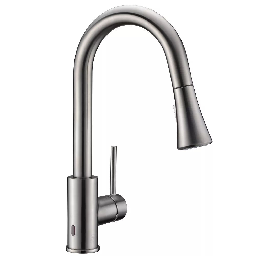 Single-lever Pull-Down Sensor Spray Faucet, Brushed Nickel material