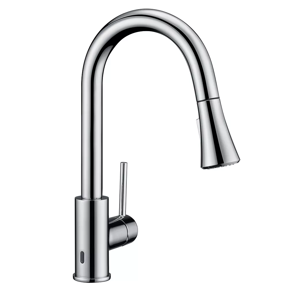 Single-lever Pull-Down Sensor Spray Faucet, Chrome material