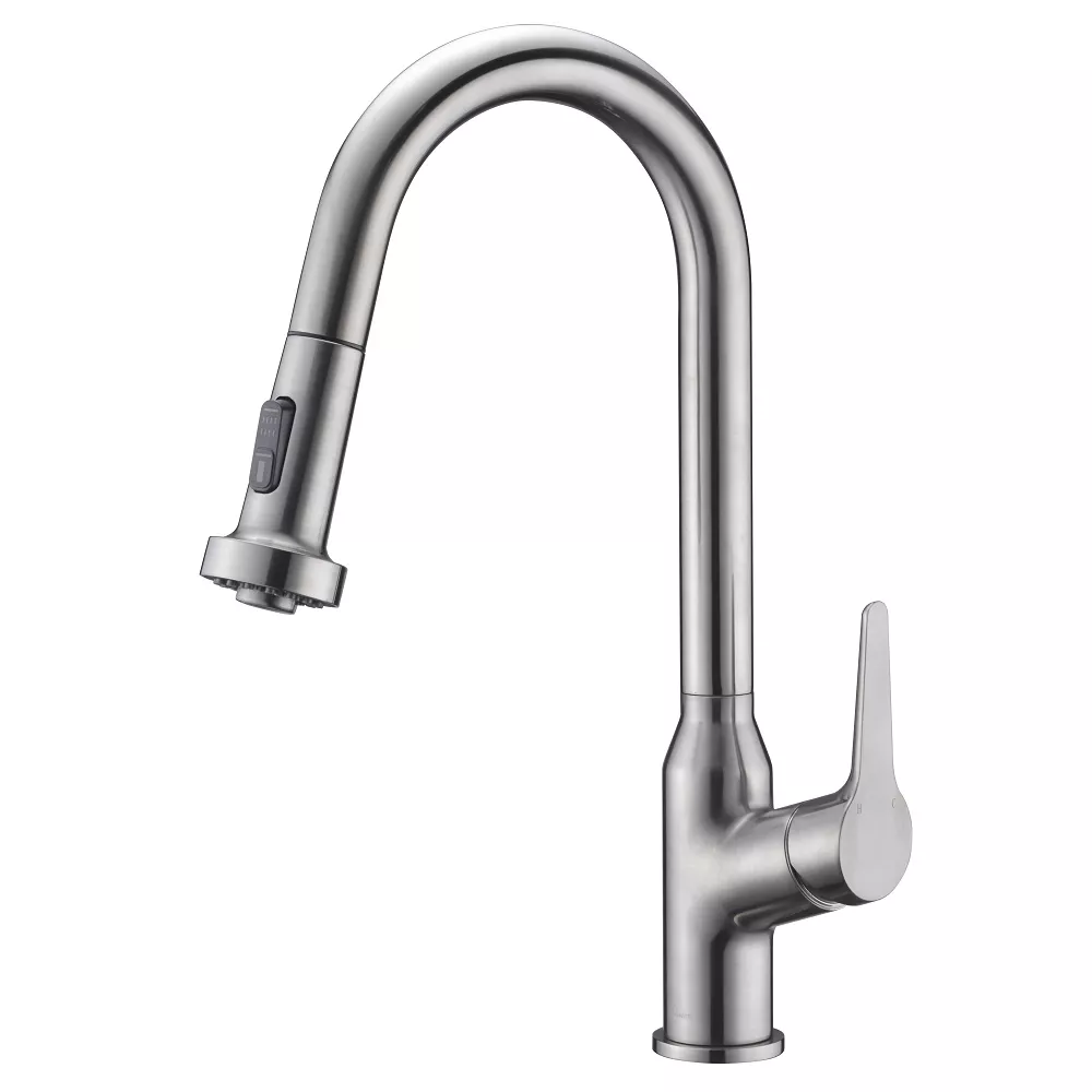 Single-lever Pull-Out Spray Faucet, Brushed Nickel material