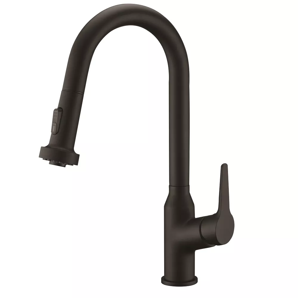 Single-lever Pull-Out Spray Faucet, Matte Black material