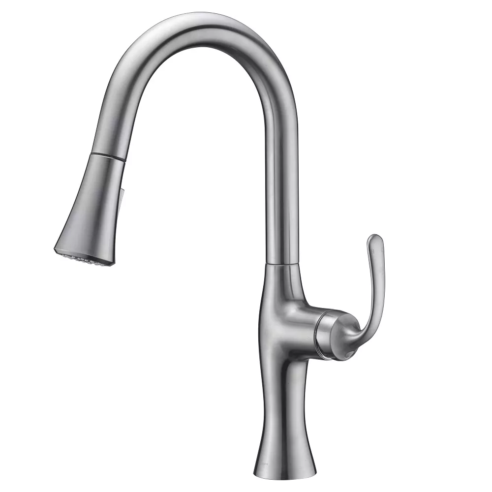 Single-Lever Pull-Down Spray Faucet, Brushed Nickel material