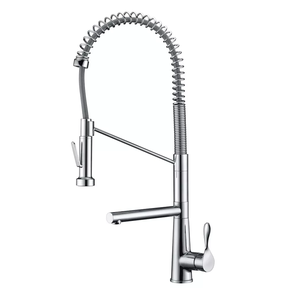 2 Way Spring Pull-Out Faucet, Chrome material