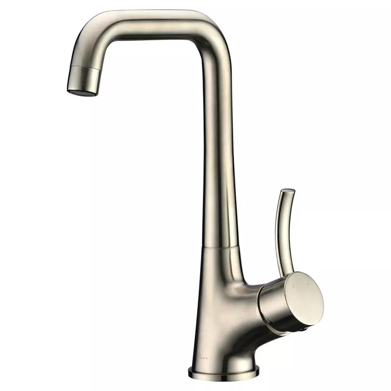 Single-lever bar faucet, Brushed Nickel material