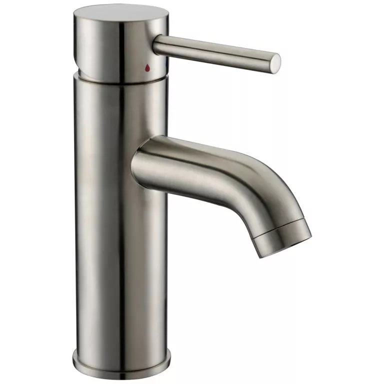 Single-lever lavatory faucet, Brushed Nickel (Standard pull-up drain with lift rod D90 0010BN included) material