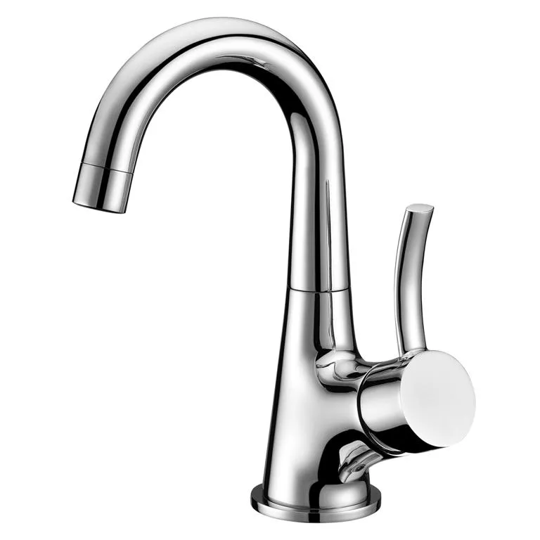 Single-lever lavatory faucet, Chrome (Standard pull-up drain with lift rod D90 0010C included) material
