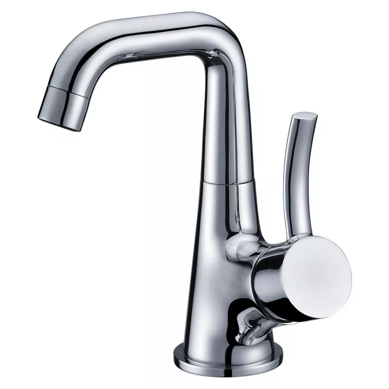 Single-lever lavatory faucet, Chrome (Standard pull-up drain with lift rod D90 0010C included) material