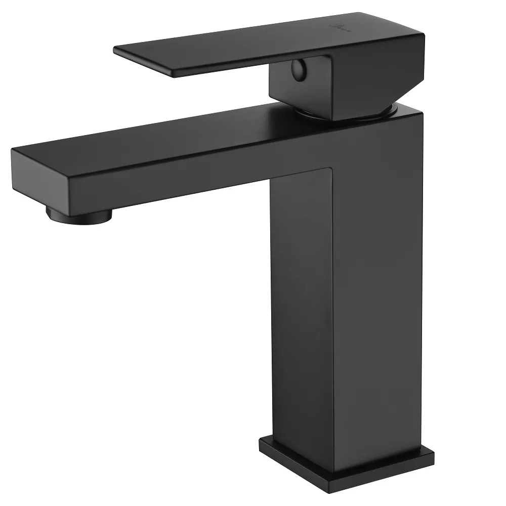 Single-lever lavatory faucet, Matte Black material