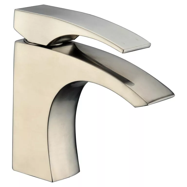Single-lever lavatory faucet, Brushed Nickel (Standard pull-up drain with lift rod D90 0010BN included) material