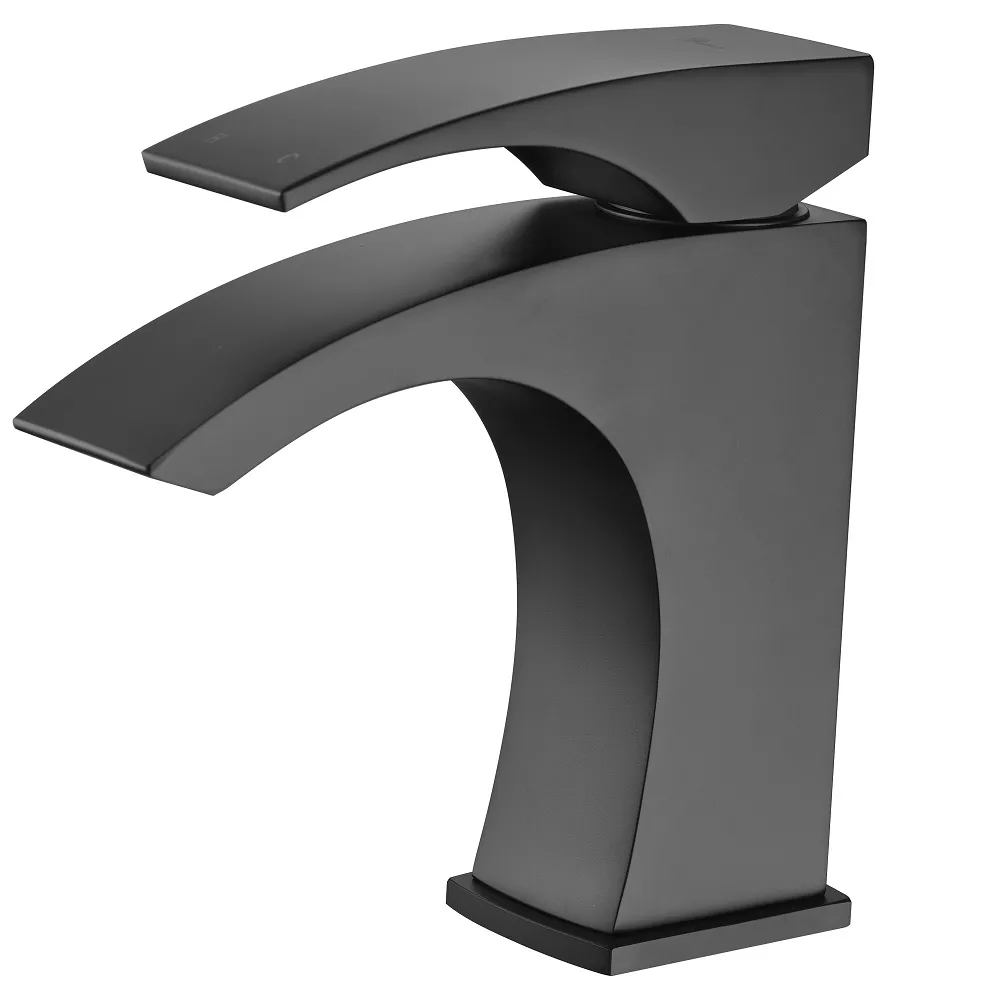 Single-lever lavatory faucet, Matte Black material