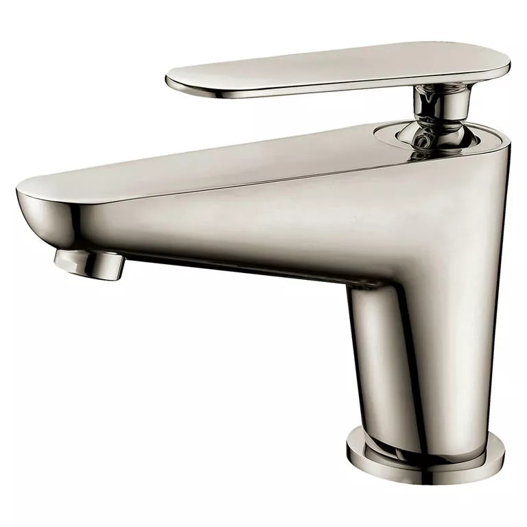 Single-lever lavatory faucet, Brushed Nickel (Standard pull-up drain with lift rod D90 0010BN included) material