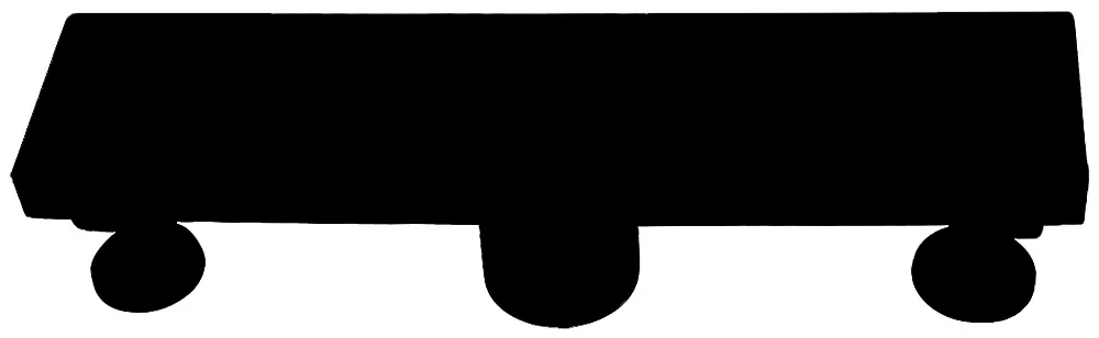 Amazon River Series - Linear Shower Drain 12"L, Matte Black material