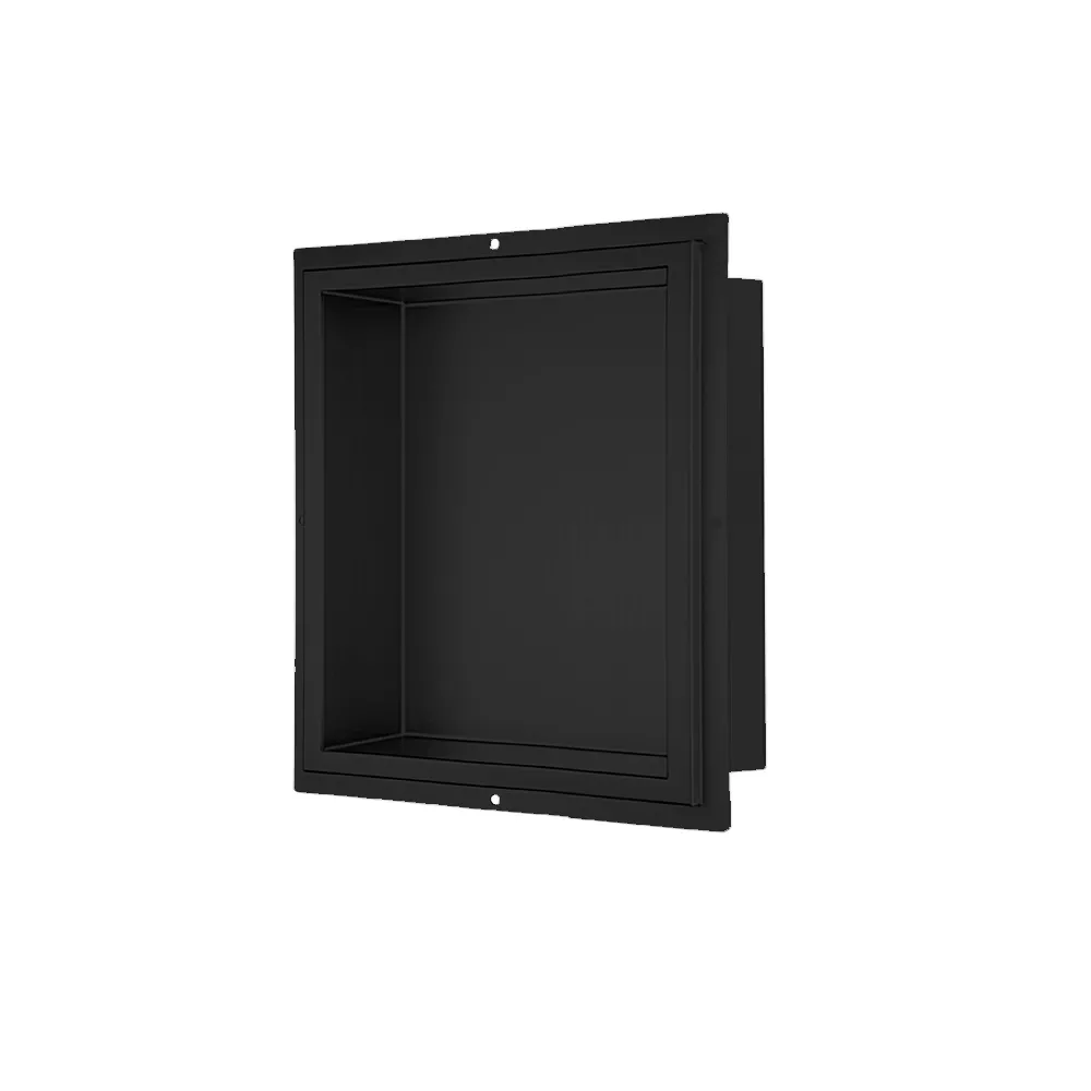 Stainless Steel Finished Shower Niche FNIBH1409MB Matte Black material
