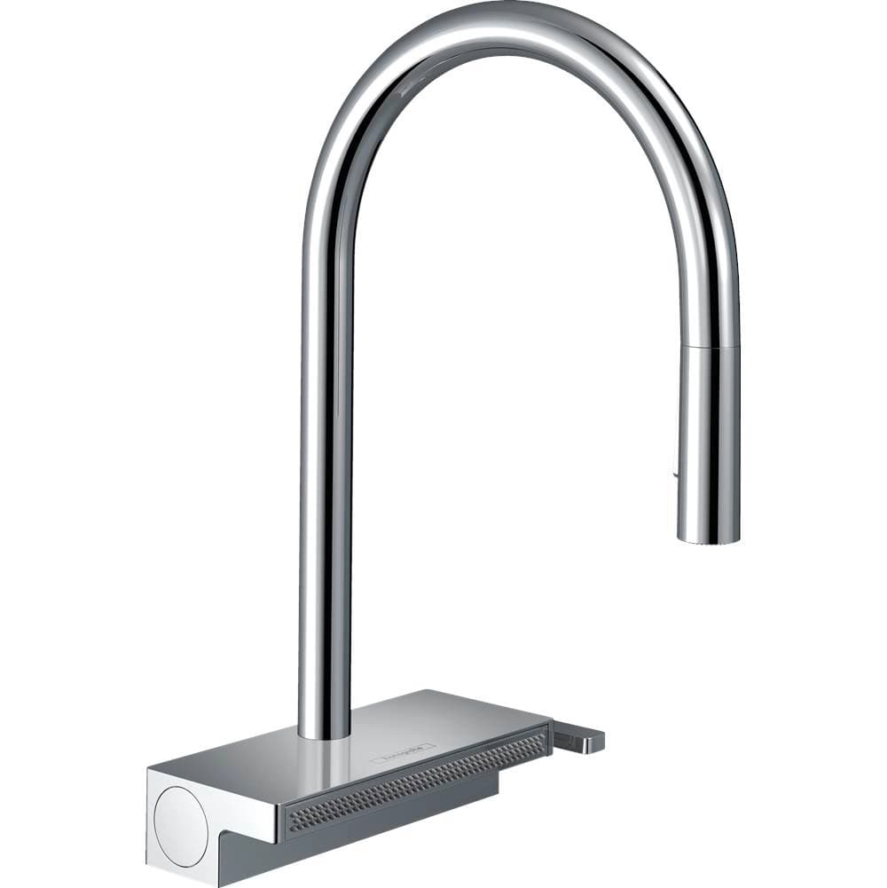 Aquno Select HighArc Kitchen Faucet, 3-Spray Pull-Down, 1.75 GPM in Chrome material