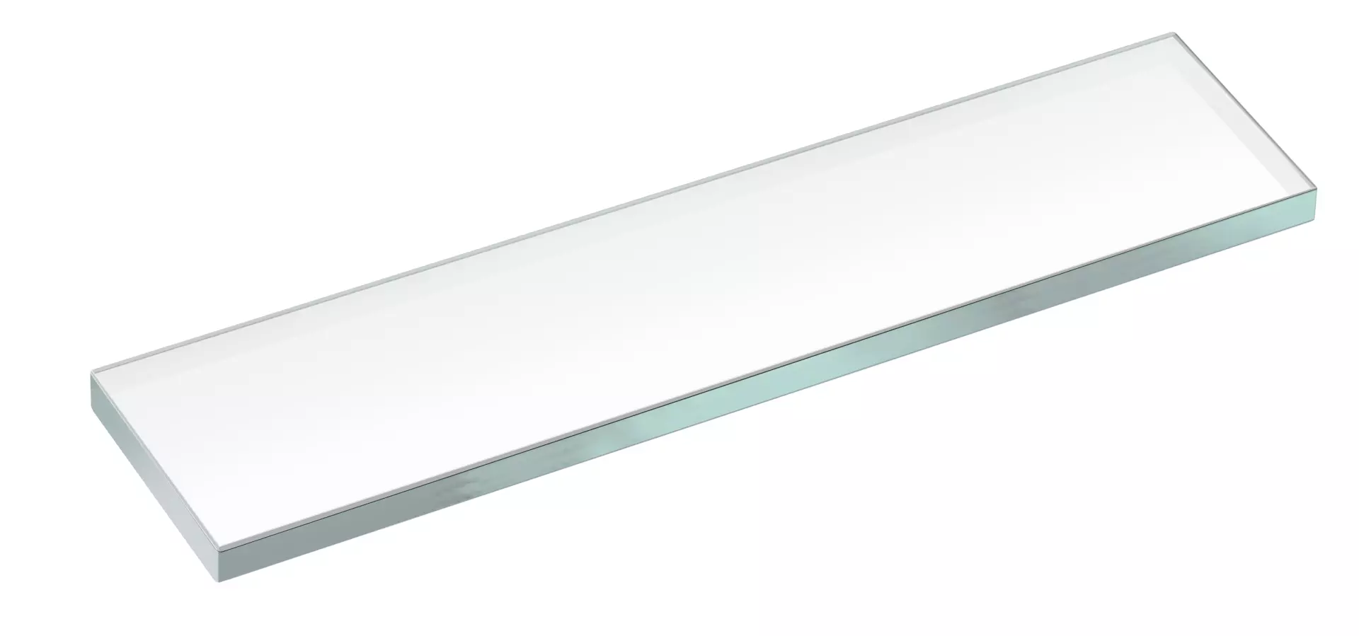 Glass Tempered Glass Shelf for Shower Niche White material