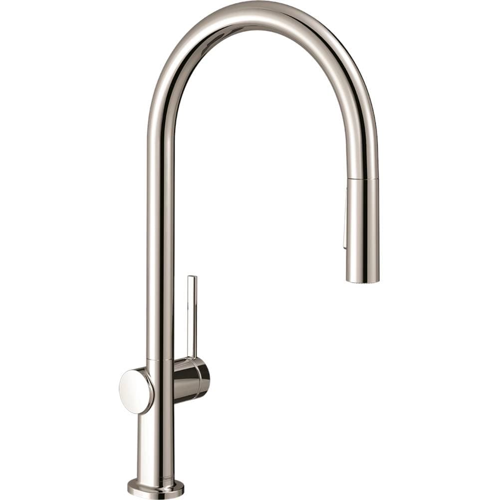 Talis N HighArc Kitchen Faucet, O-Style 2-Spray Pull-Down with sBox, 1.75 GPM in Polished Nickel material