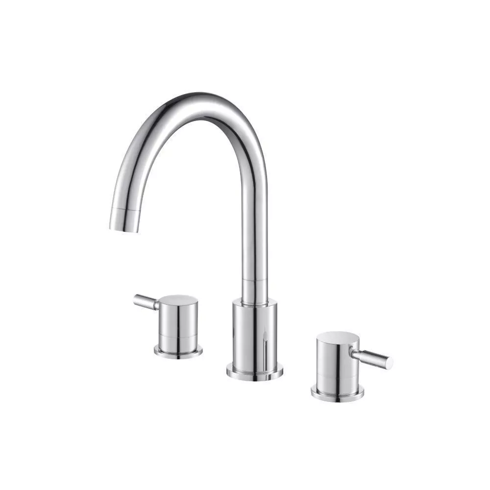 Chrome 3 Hole Deck Mount Roman Tub Faucet material
