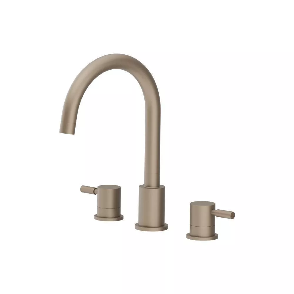 Dark Tan 3 Hole Deck Mount Roman Tub Faucet material
