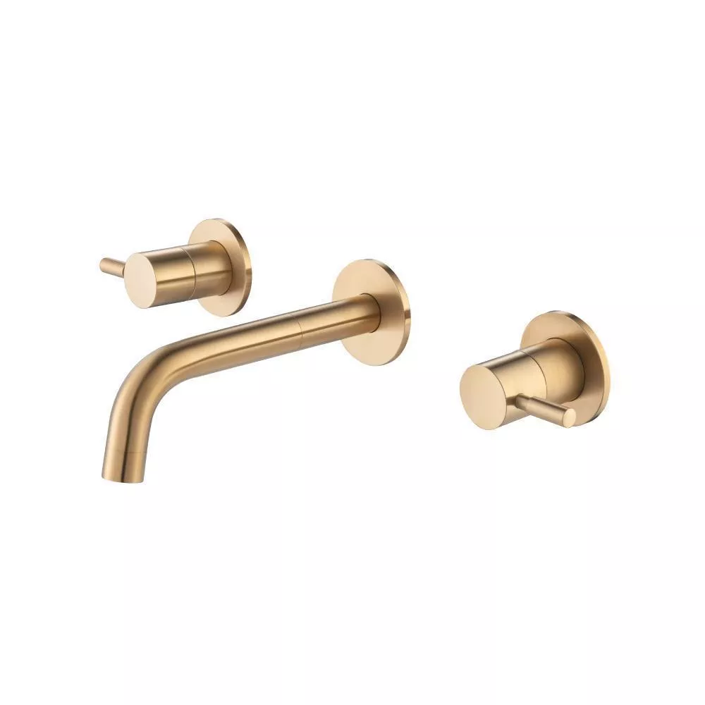 Brushed Bronze PVD Trim For Two Handle Wall Mounted Tub Filler material