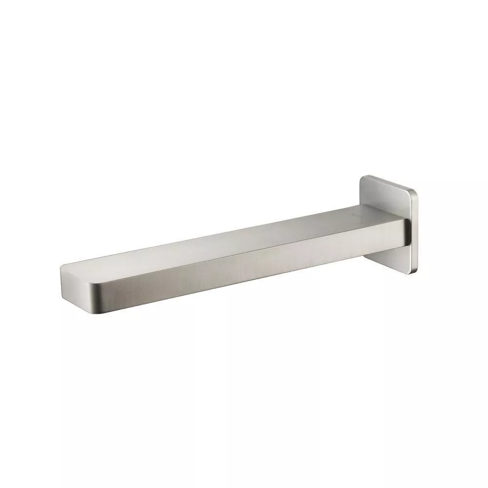 Brushed Nickel PVD Wall Mount Non Diverting Tub Spout material