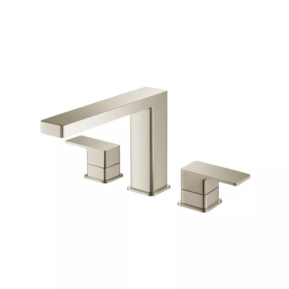 Brushed Nickel PVD 3 Hole Deck Mount Roman Tub Faucet material
