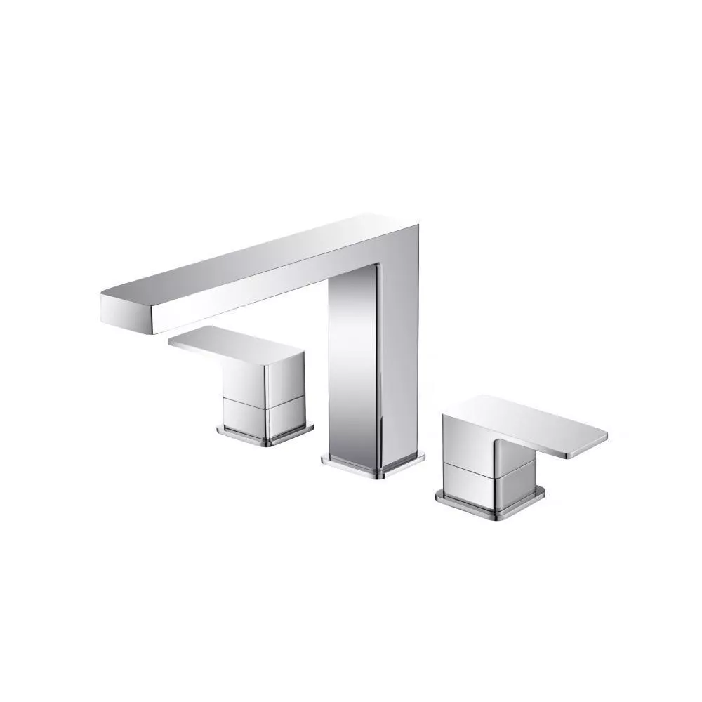 Chrome 3 Hole Deck Mount Roman Tub Faucet material
