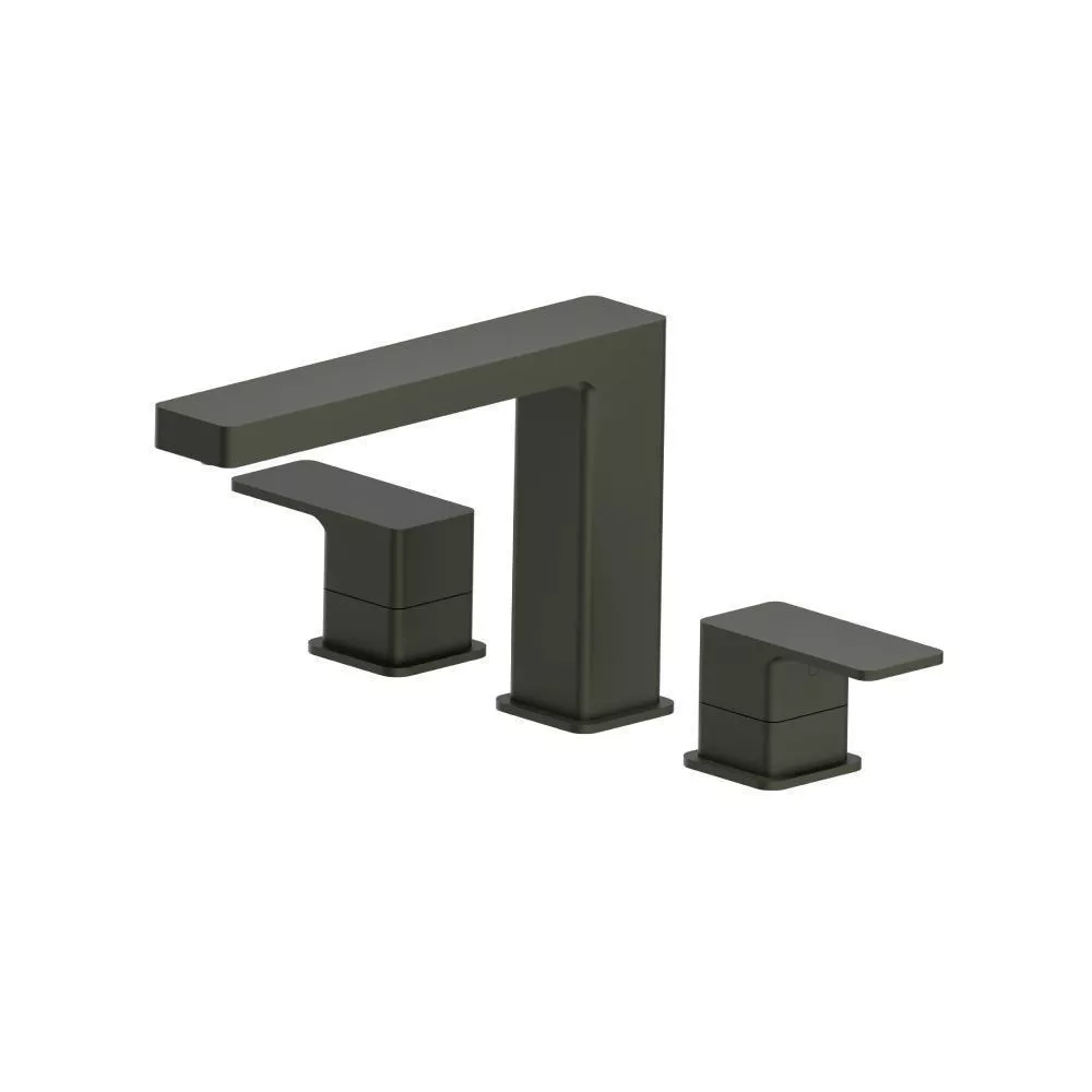 Gun Metal Grey 3 Hole Deck Mount Roman Tub Faucet material