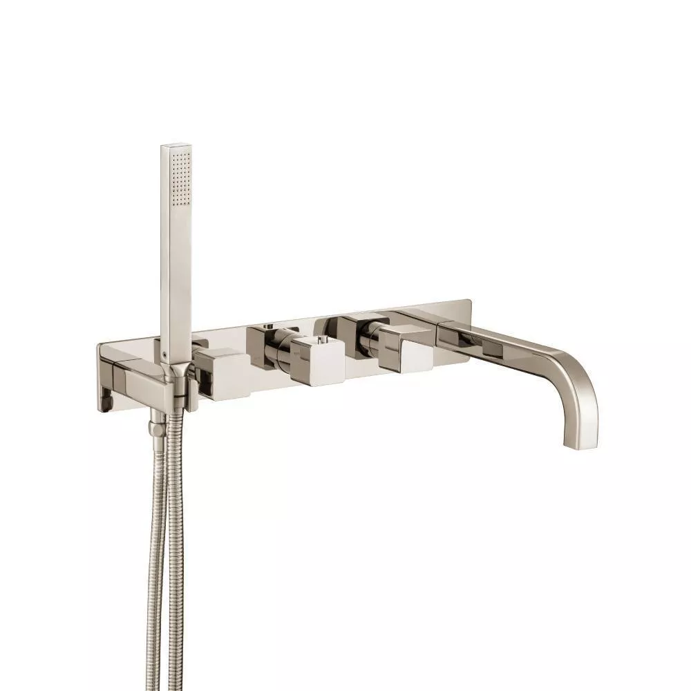 Polished Nickel PVD Trim For Wall Mount Tub Filler With Hand Shower material