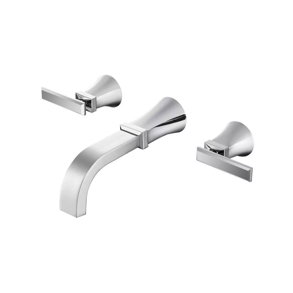 Chrome Trim For Two Handle Wall Mounted Tub Filler material