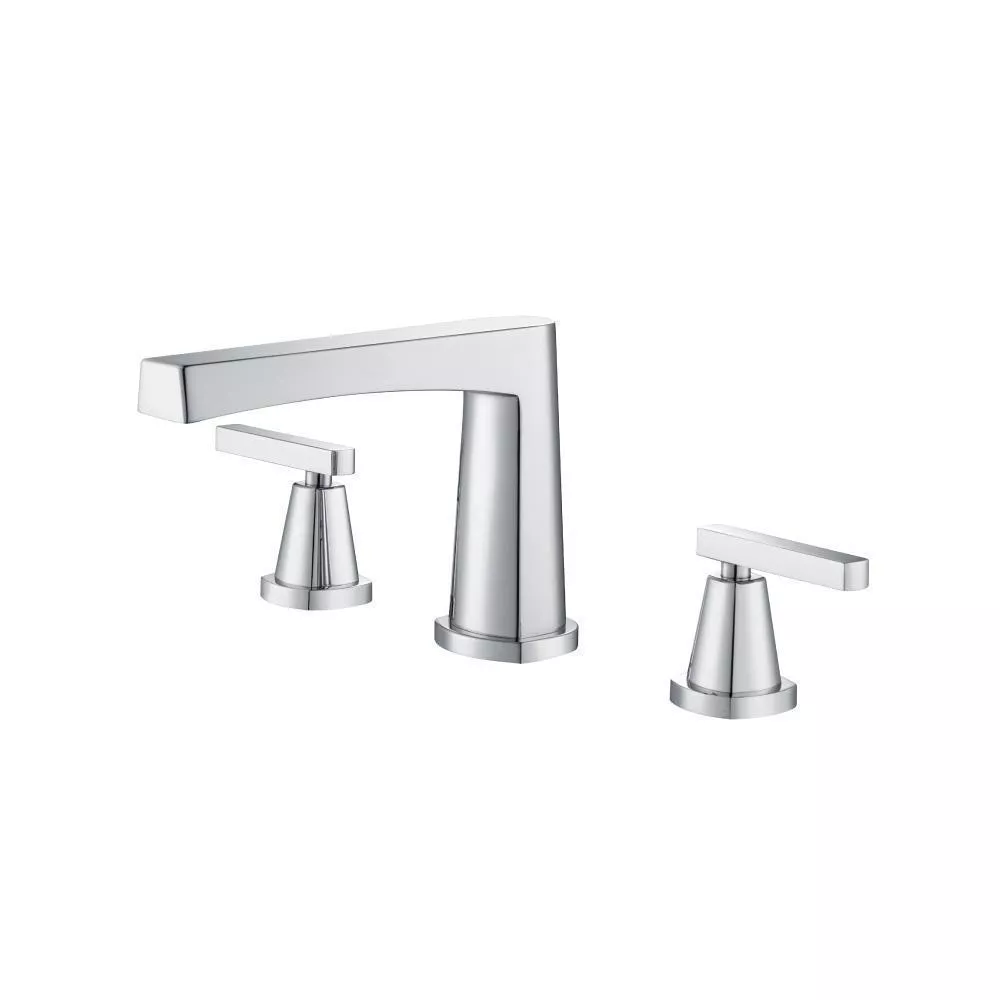 Chrome 3 Hole Deck Mount Roman Tub Faucet material