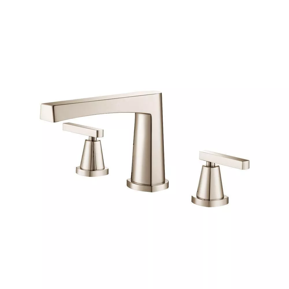 Polished Nickel PVD 3 Hole Deck Mount Roman Tub Faucet material