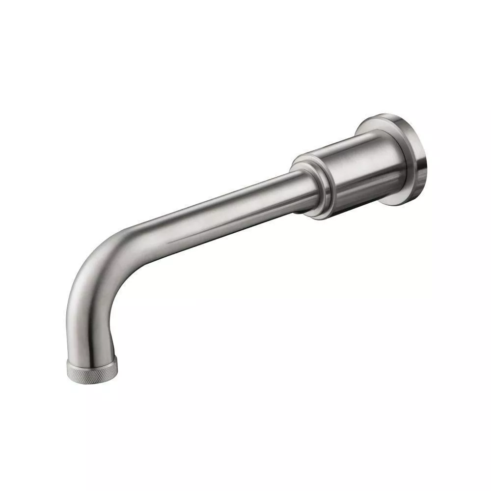 Brushed Nickel PVD Wall Mount Non Diverting Tub Spout material