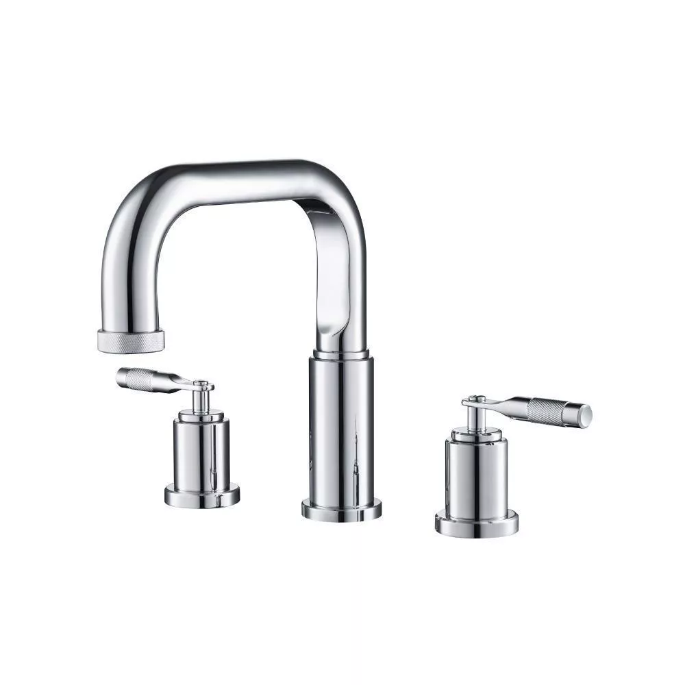Chrome 3 Hole Deck Mount Roman Tub Faucet material