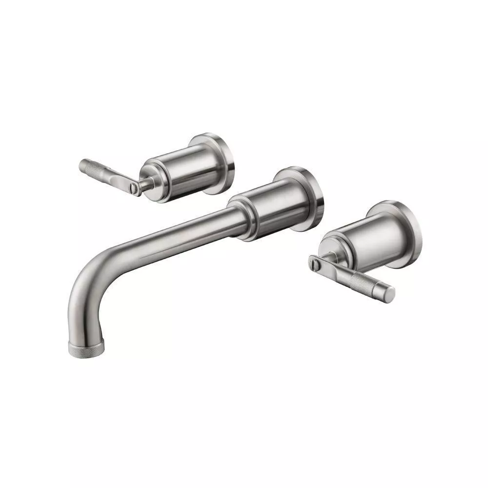 Brushed Nickel PVD Two Handle Wall Mounted Tub Filler material