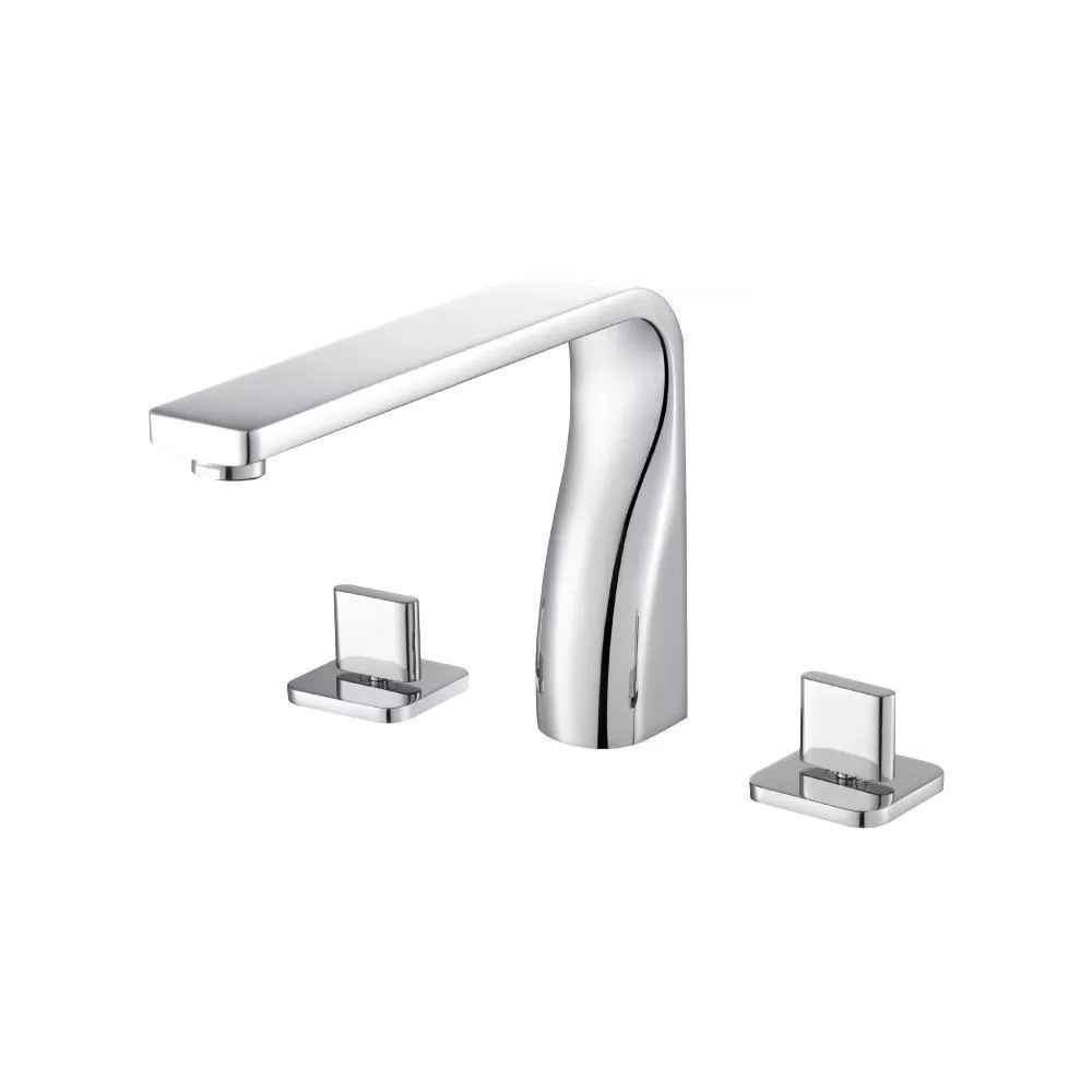 Chrome 3 Hole Deck Mount Roman Tub Faucet material