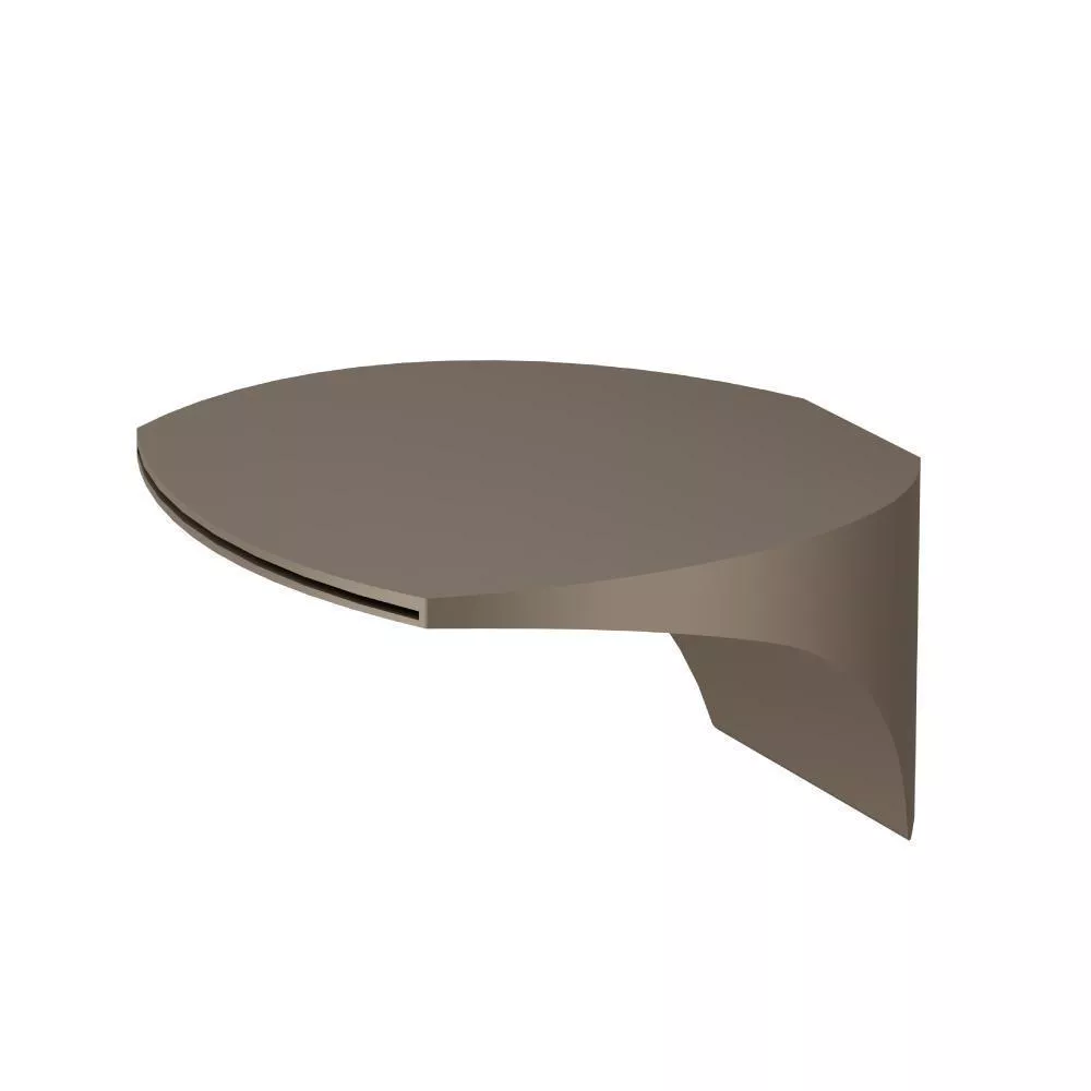 Dark Tan Cascade Flow Tub Spout - Waterfall material