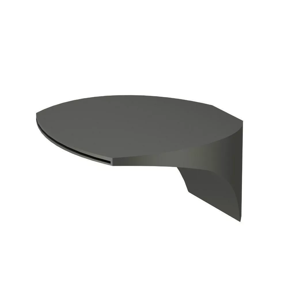 Gun Metal Grey Cascade Flow Tub Spout - Waterfall material