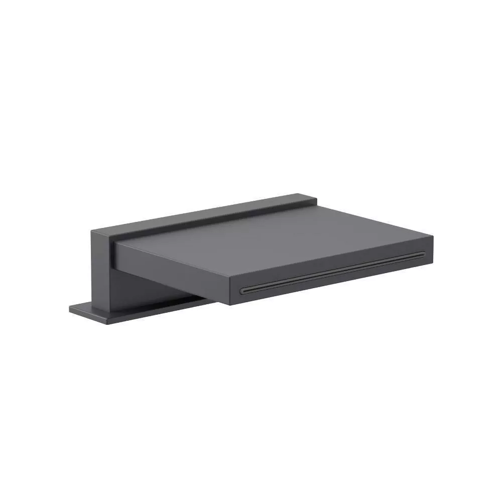 Dark Grey Deck Mount Cascade Flow Water Fall Tub Filler material
