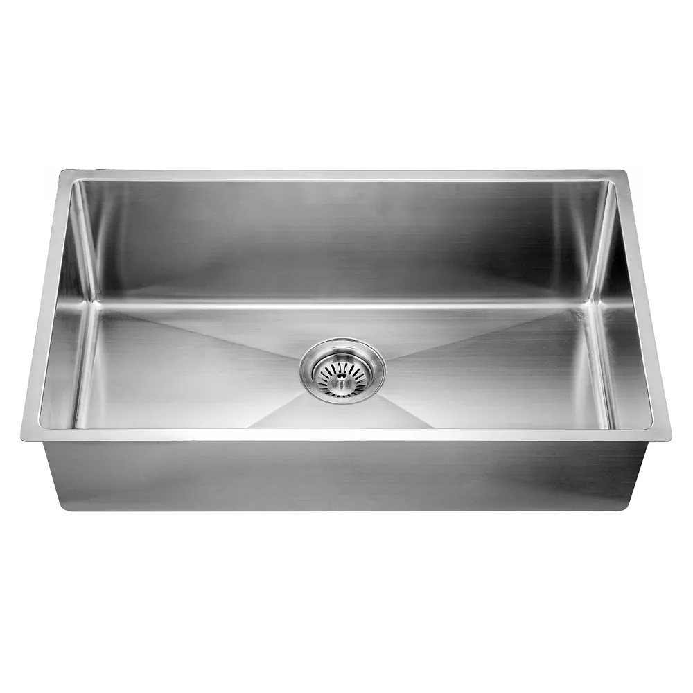 Undermount Small Corner Radius Single Bowl Sink material