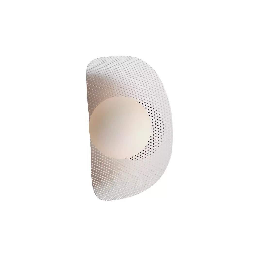 Chips LED Sconce - Matte White material