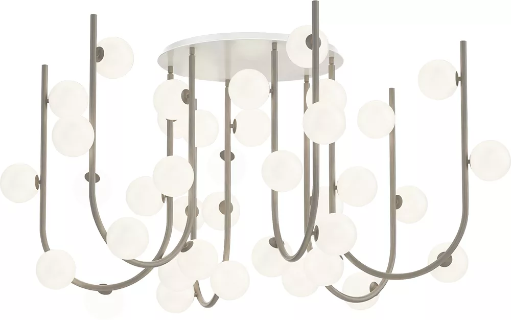 36-Light MTO Fixed Pendant - Taupe material