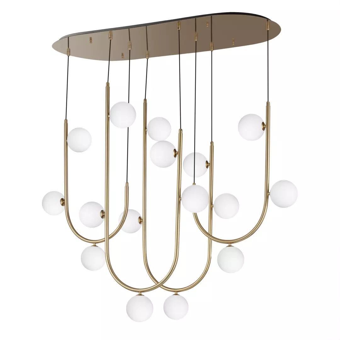 Contour 16-Light Cord Hung Pendant 3000K material